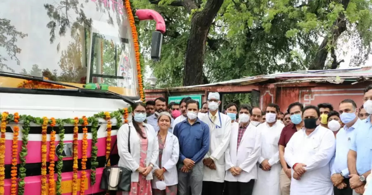 Health Minister Dr Raghu Sharma launches Cancer Detection Van